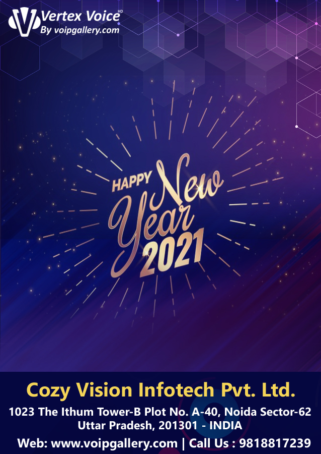 Happy New Year From Cozyvision Infottech Pvt. Ltd.